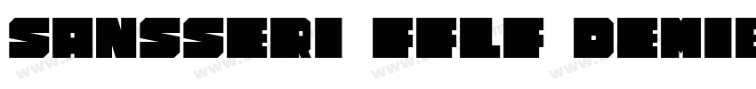 SansSeri fFLF Demibo字体转换